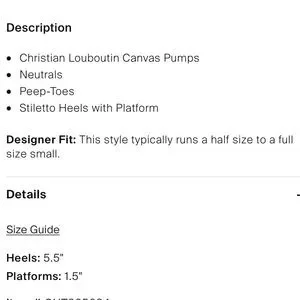 Christian Louboutin Shoes Christian Louboutins Peep Toe Heels